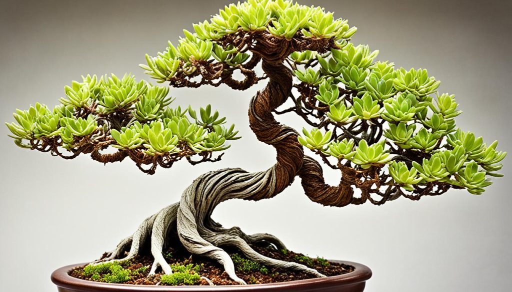 bonsai plante grasse