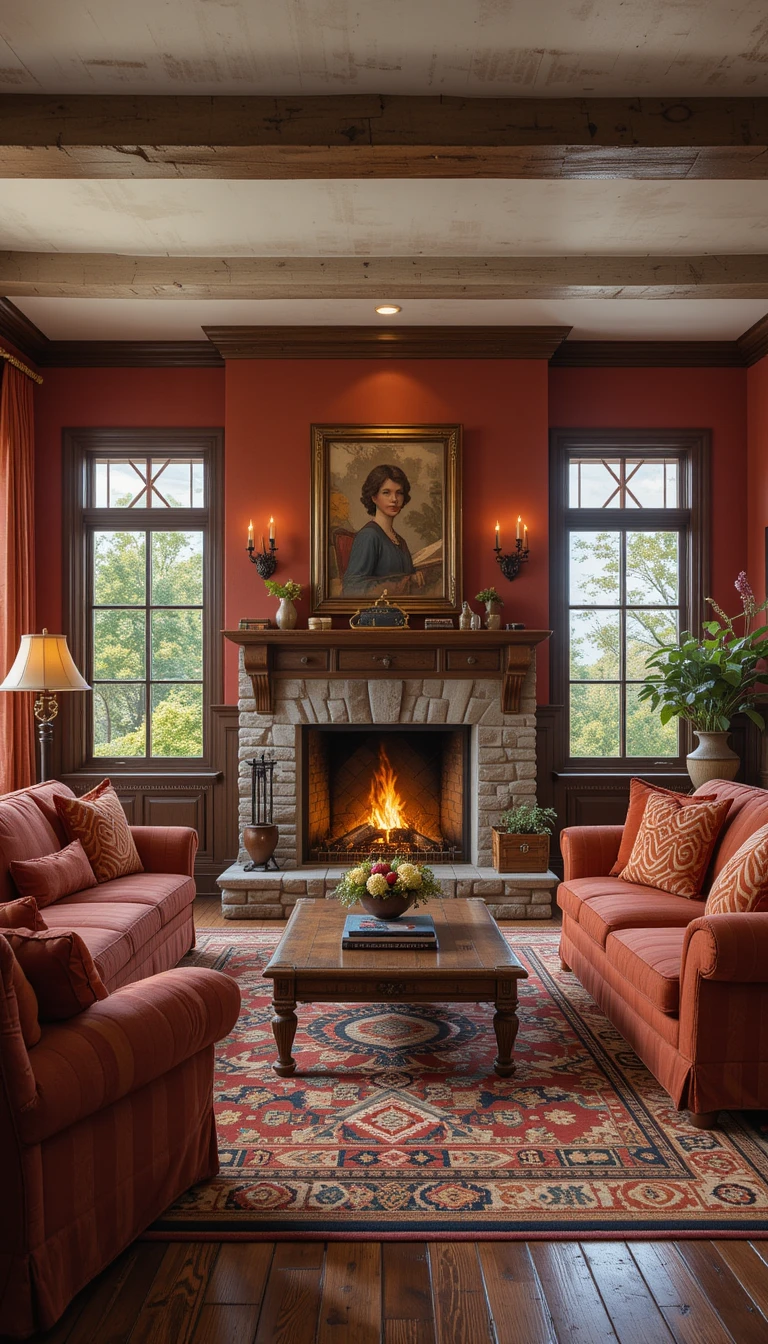 Warm Cozy Living Room Color Palette Inspiration | buzzproper
