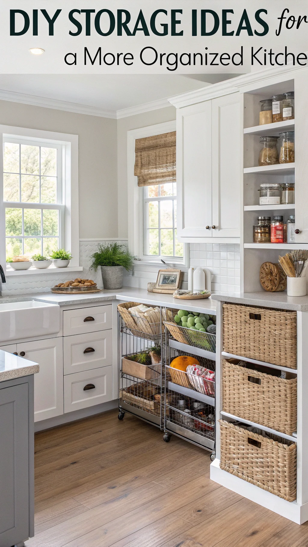 DIY Storage Ideas for a More Organized Kitchen