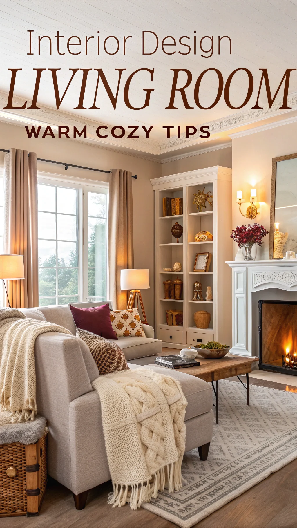 Interior Design Living Room Warm Cozy Tips