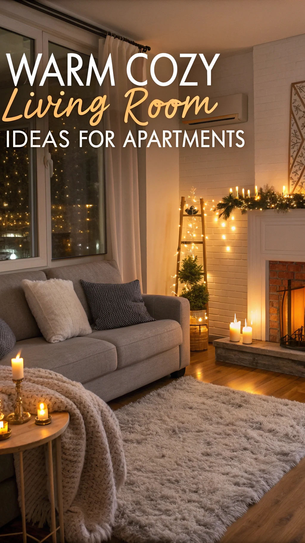 Warm Cozy Living Room Ideas for Apartments