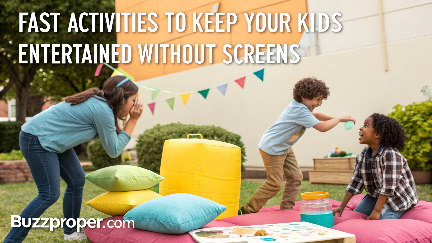 Fast Activities to Keep Your Kids Entertained Without Screens