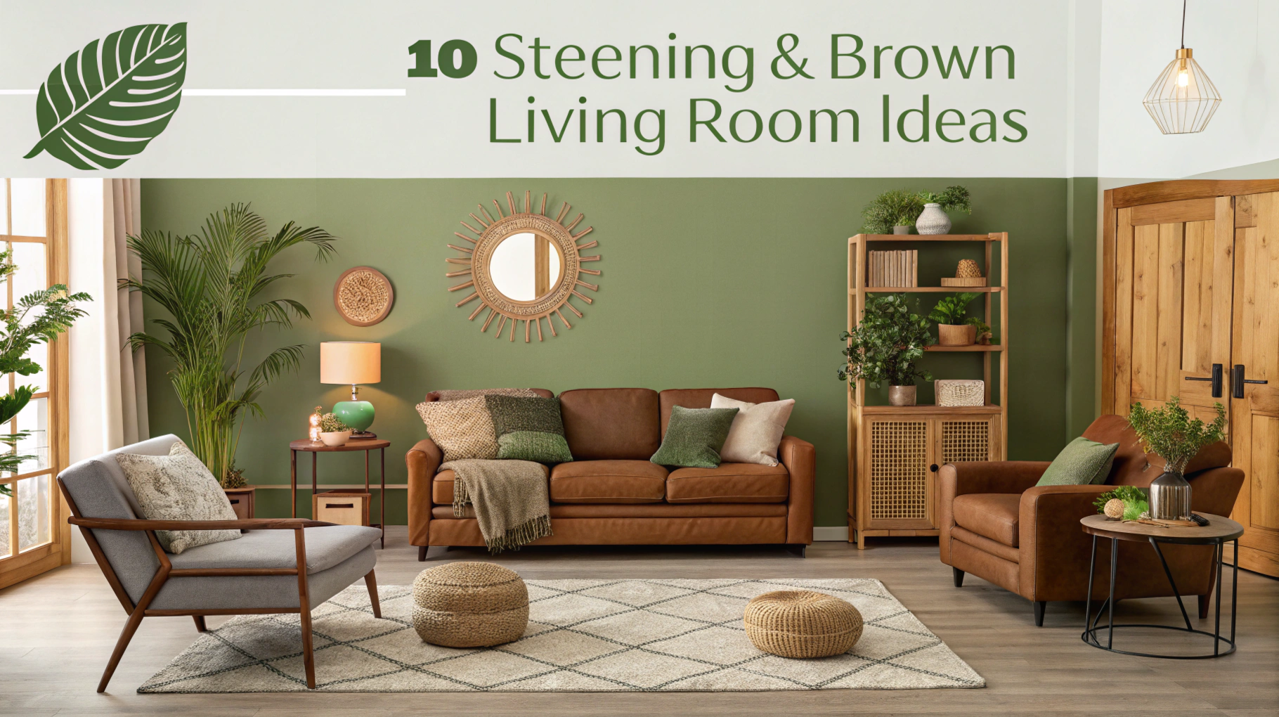 10 Stunning Green and Brown Living Room Ideas for a Cozy Atmosphere