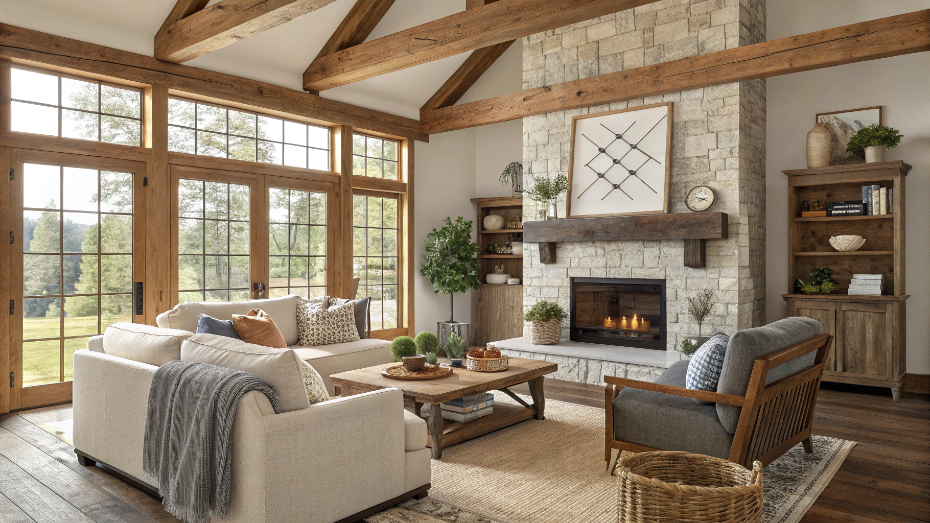 18 Gorgeous Farmhouse Living Room Ideas You’ll Love