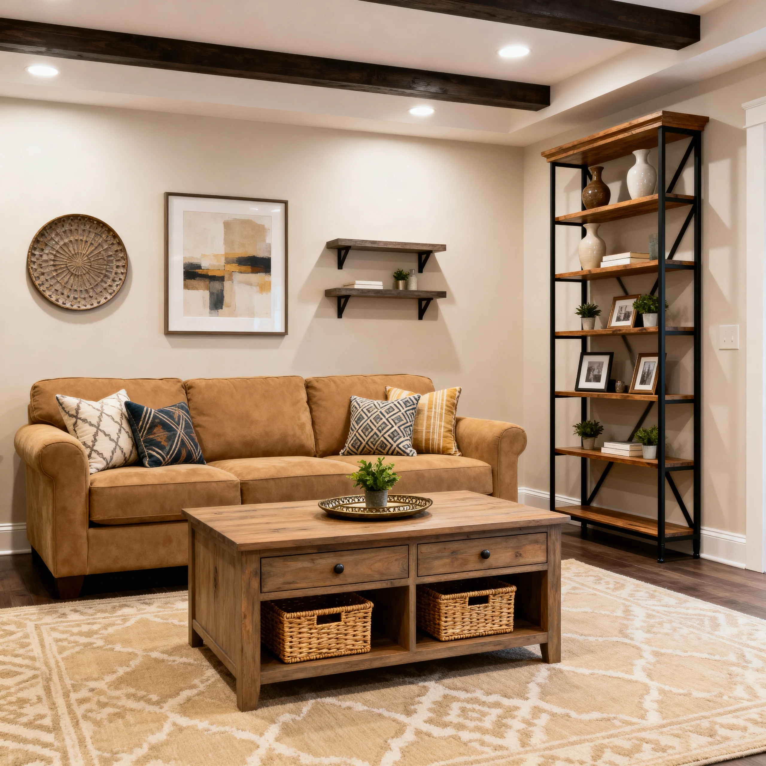 Decor Home Living Room Earth Tone Decor For Small House Makeovers