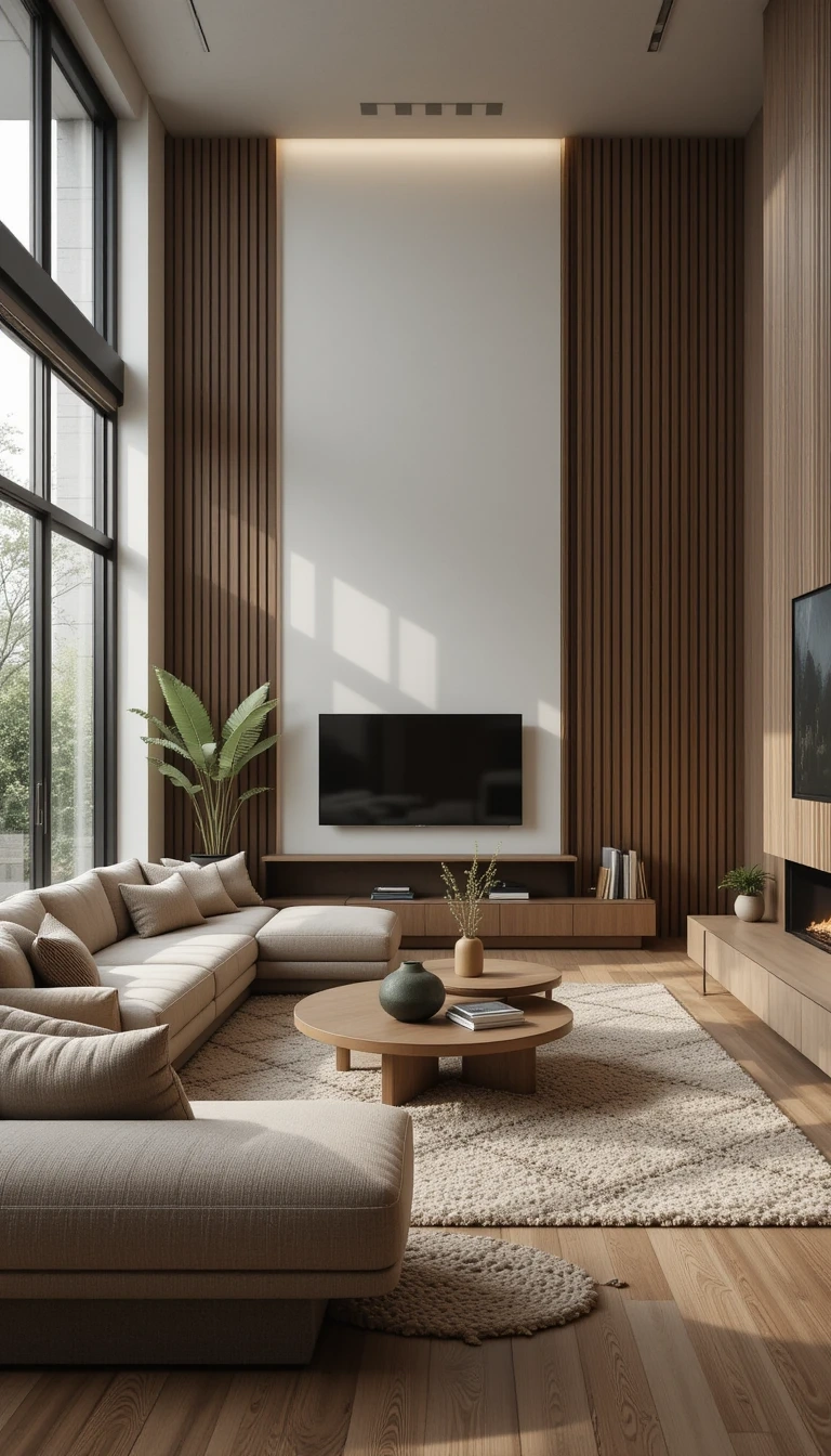 Earthy Minimalist living Room