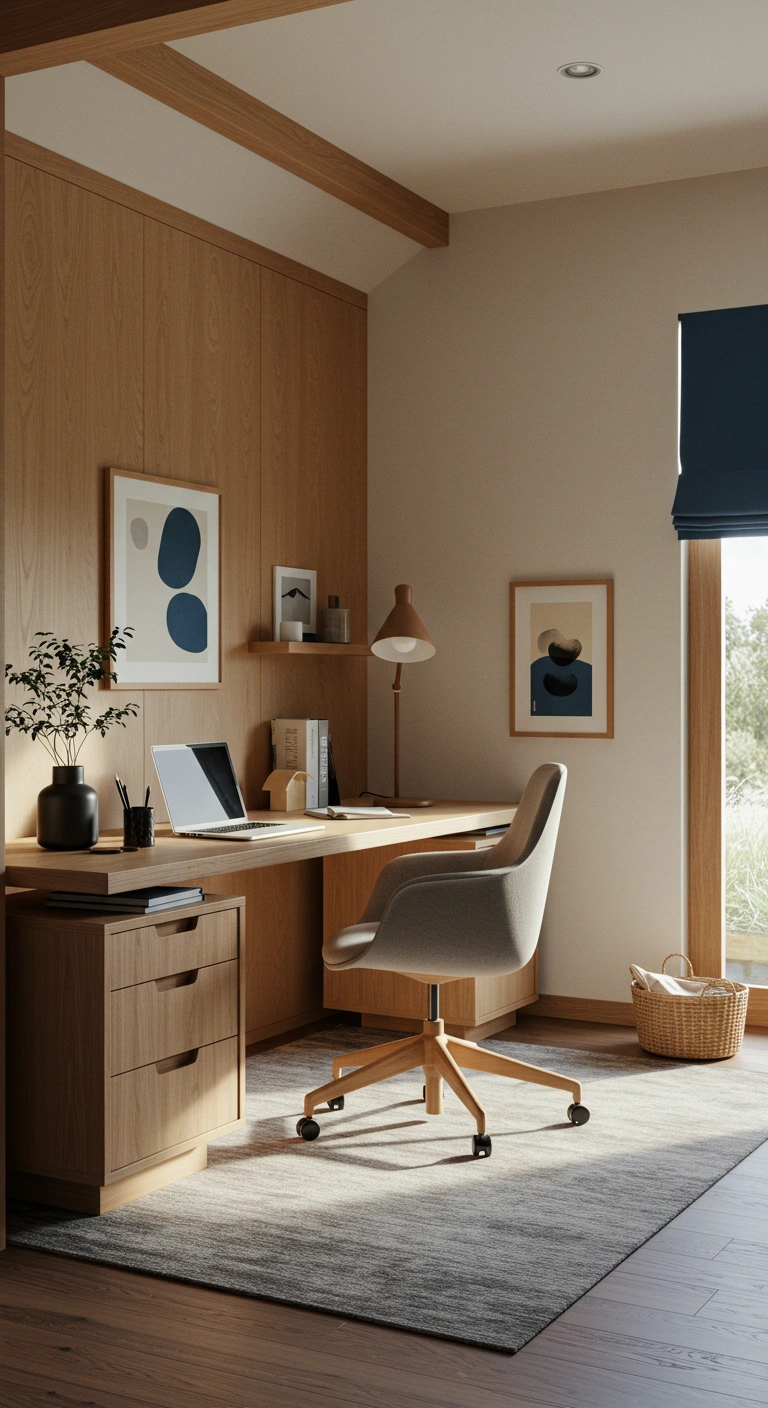 Japandi Workspace A Blend Of Minimalism And Functionality
