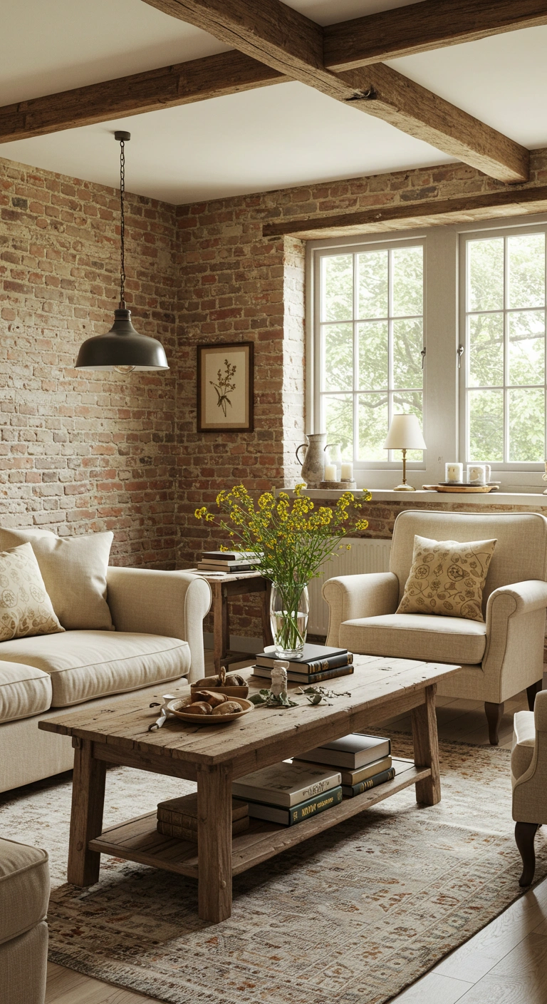 Small Cottage Living Room Charm Ideas That Blend Rustic Warmth and Modern Comfort
