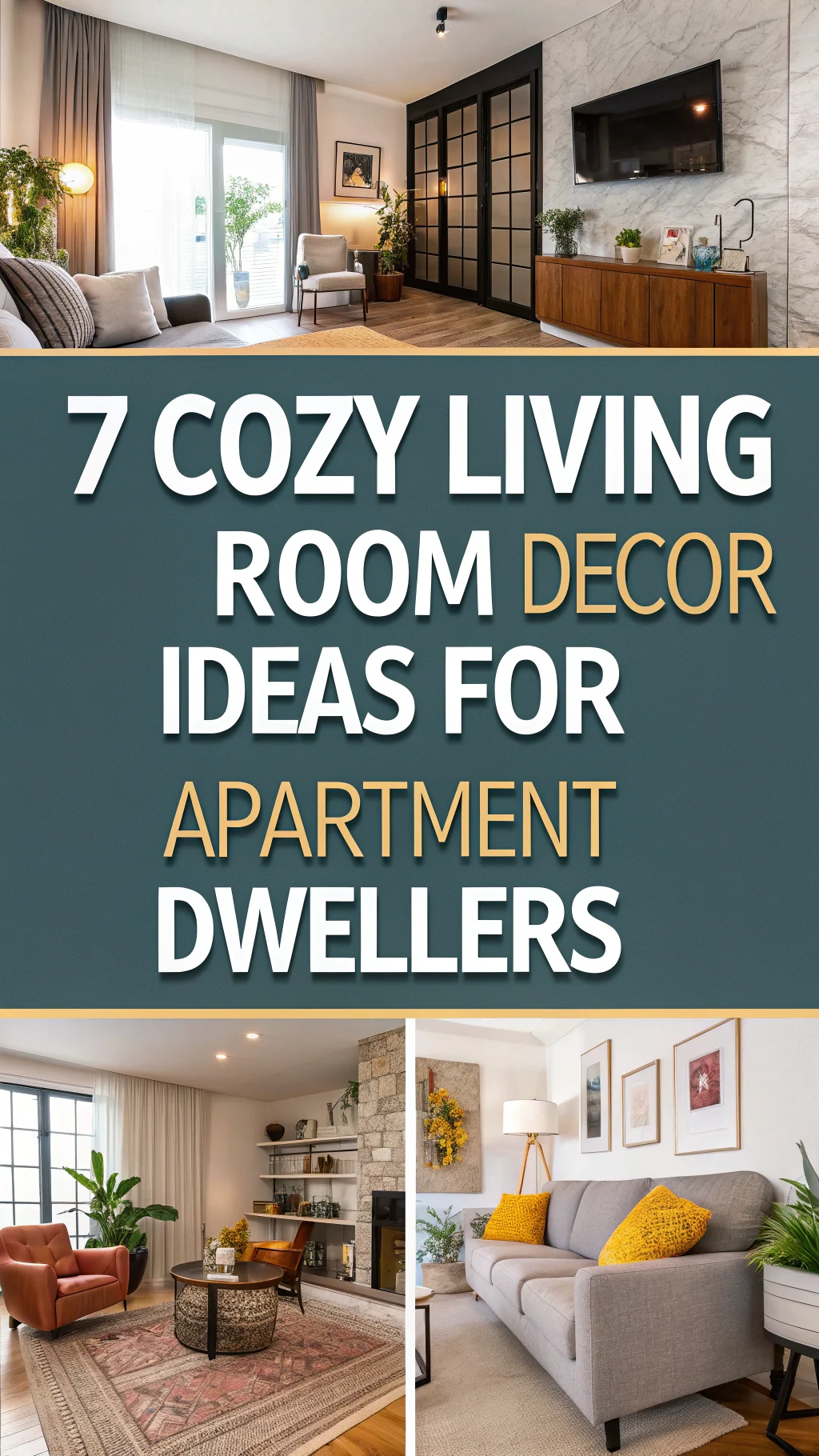 7 Cozy Living Room Decor Ideas for Apartment Dwellers