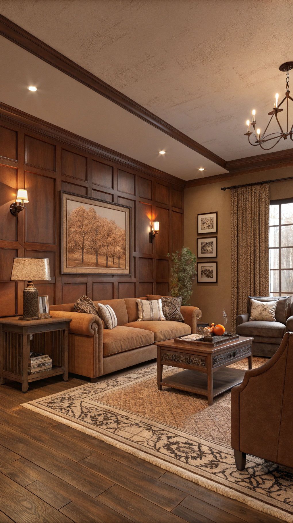 How To Use Warm Browns And Earth Tones For A Cozy Living Room Makeover