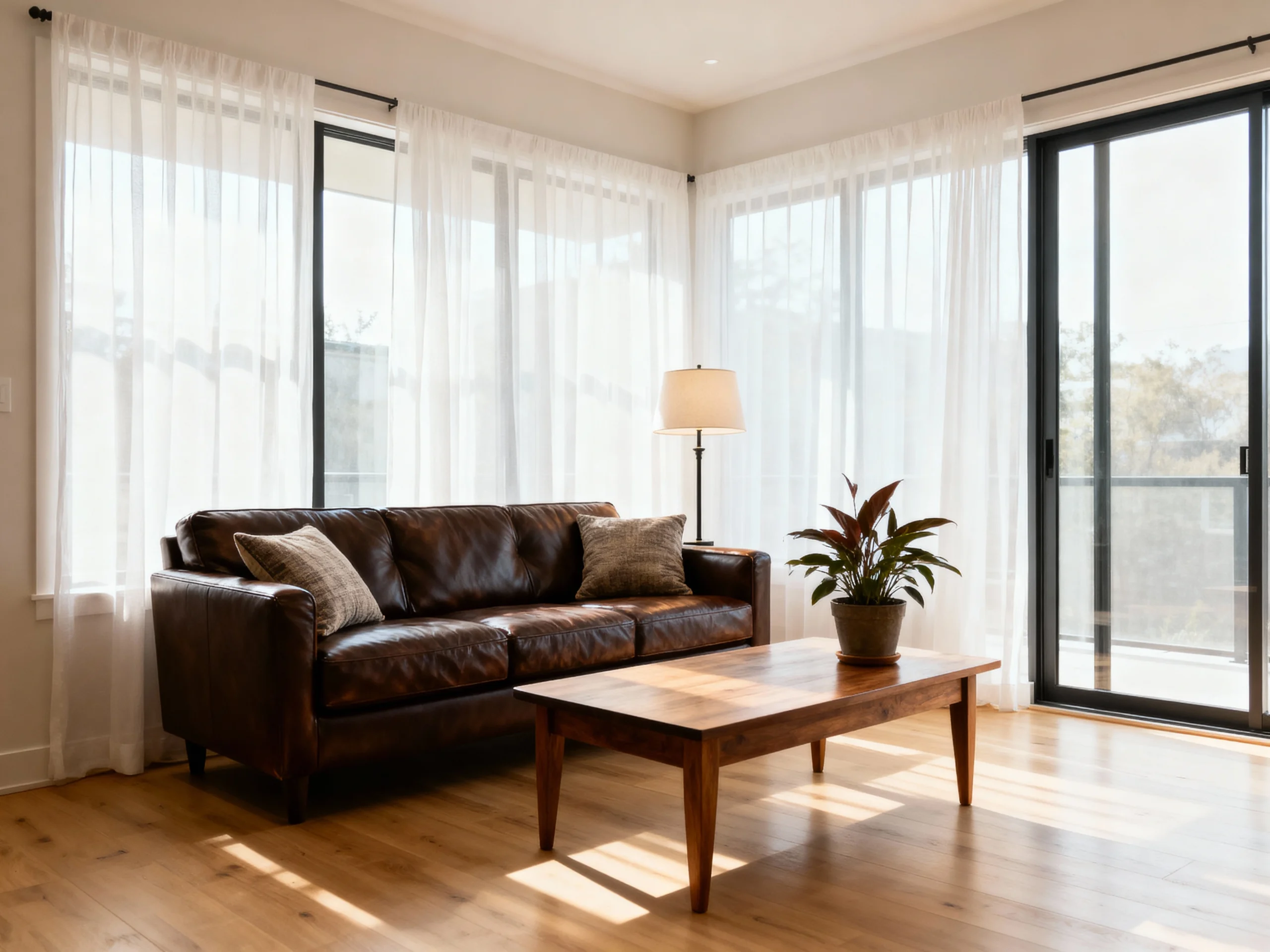 Cozy Living Rooms Mid Century Minimalist Vibes & Dark Couch Ideas