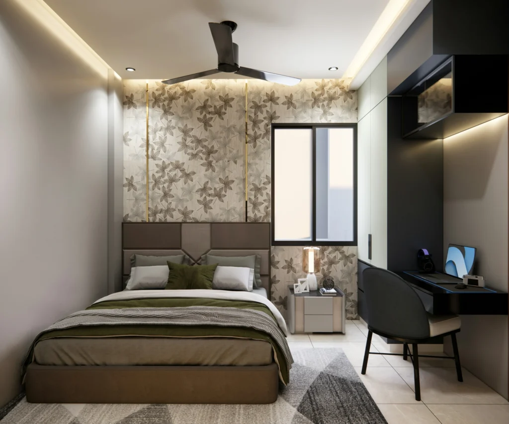 Bed Close To Wall: Arranging Small Bedrooms For Maximum Floor Space