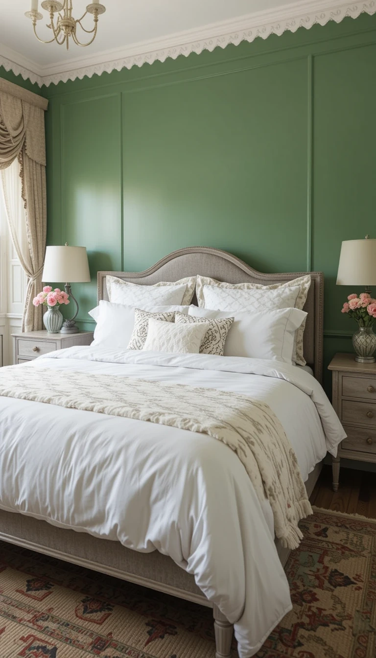 Pink Green Beige Bedroom Mixing Pastels For A Charming Aesthetic
