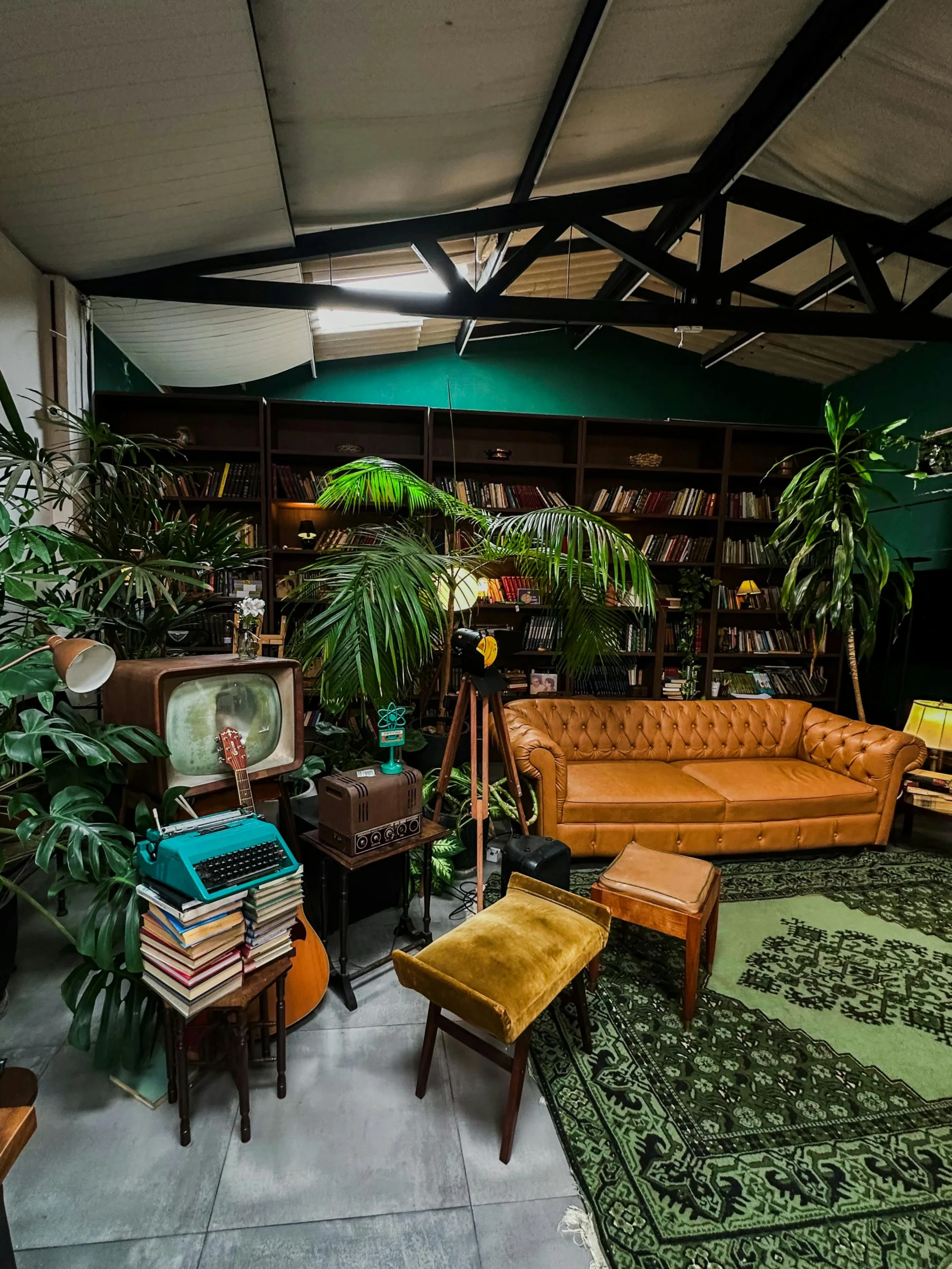 Retro Reading Nook Music-Inspired Vintage Vibes For Your Living Room