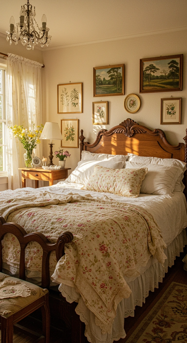 Romantic Cottagecore Bedroom Achieving Enchanted Chill Vibes