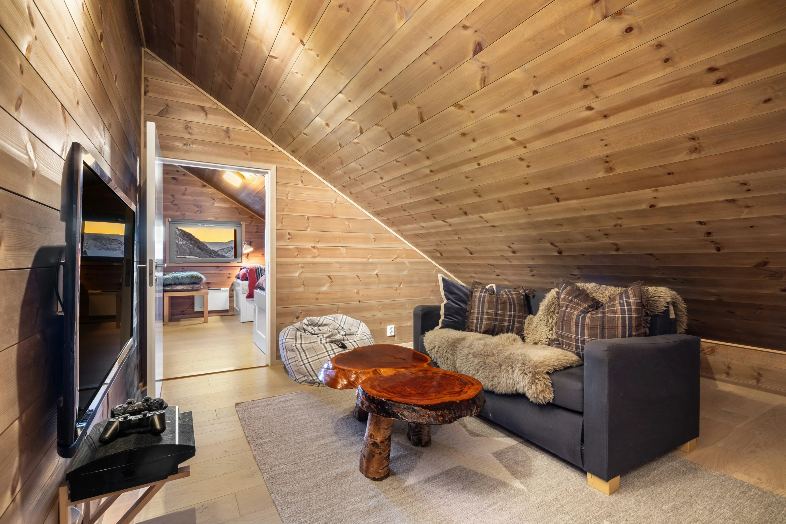 Rustic Earthy Living Room Warm Aesthetic With Forest Accents