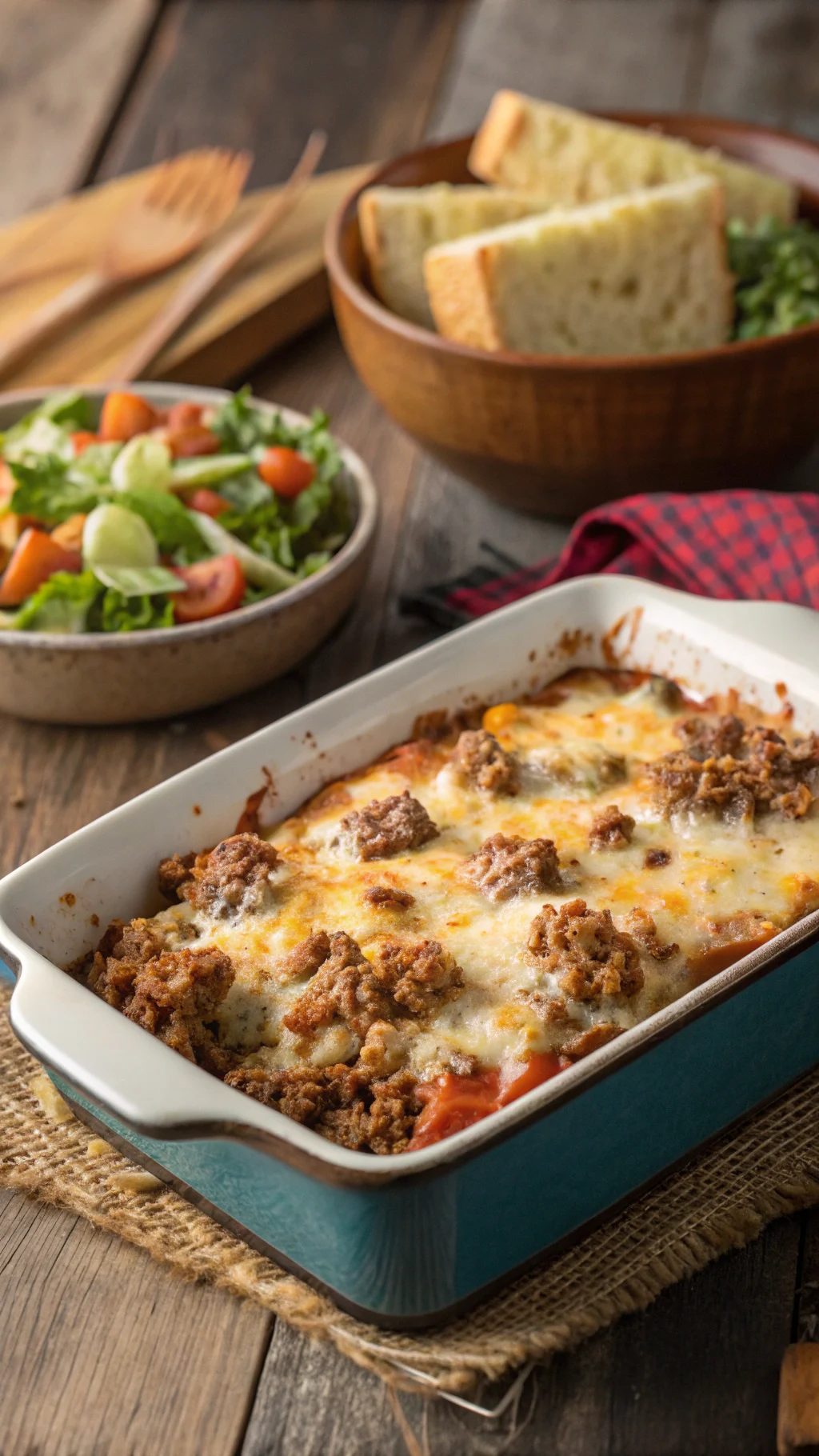 Hearty Ground Beef and Noodle Casserole Recipe