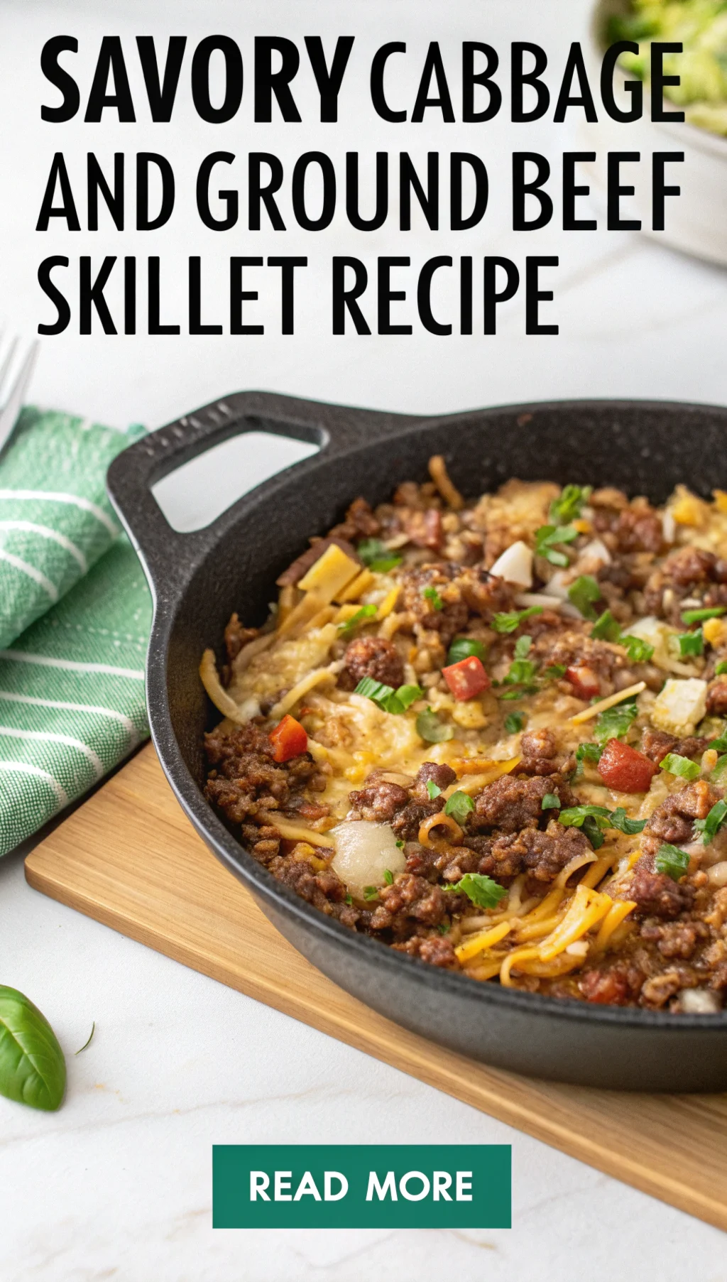 Savory Cabbage and Ground Beef Skillet Recipe