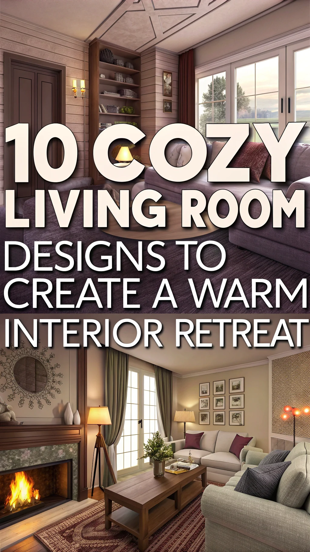 10 Cozy Living Room Designs to Create a Warm Interior Retreat