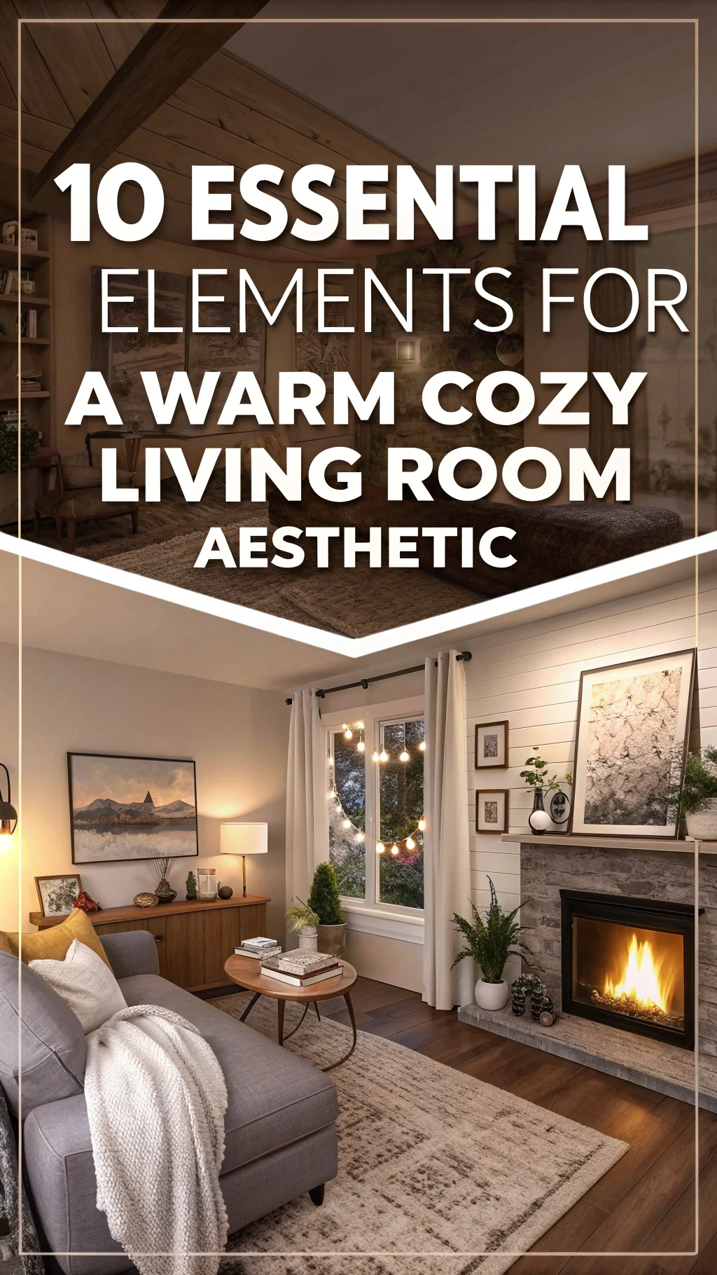 10 Essential Elements for a Warm Cozy Living Room Aesthetic