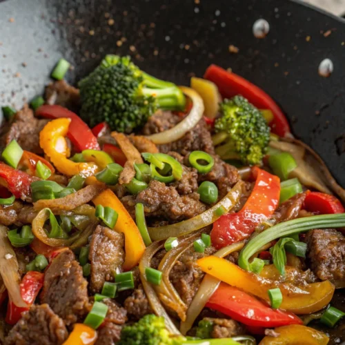 Savory Asian Ground Beef Stir-Fry Recipe