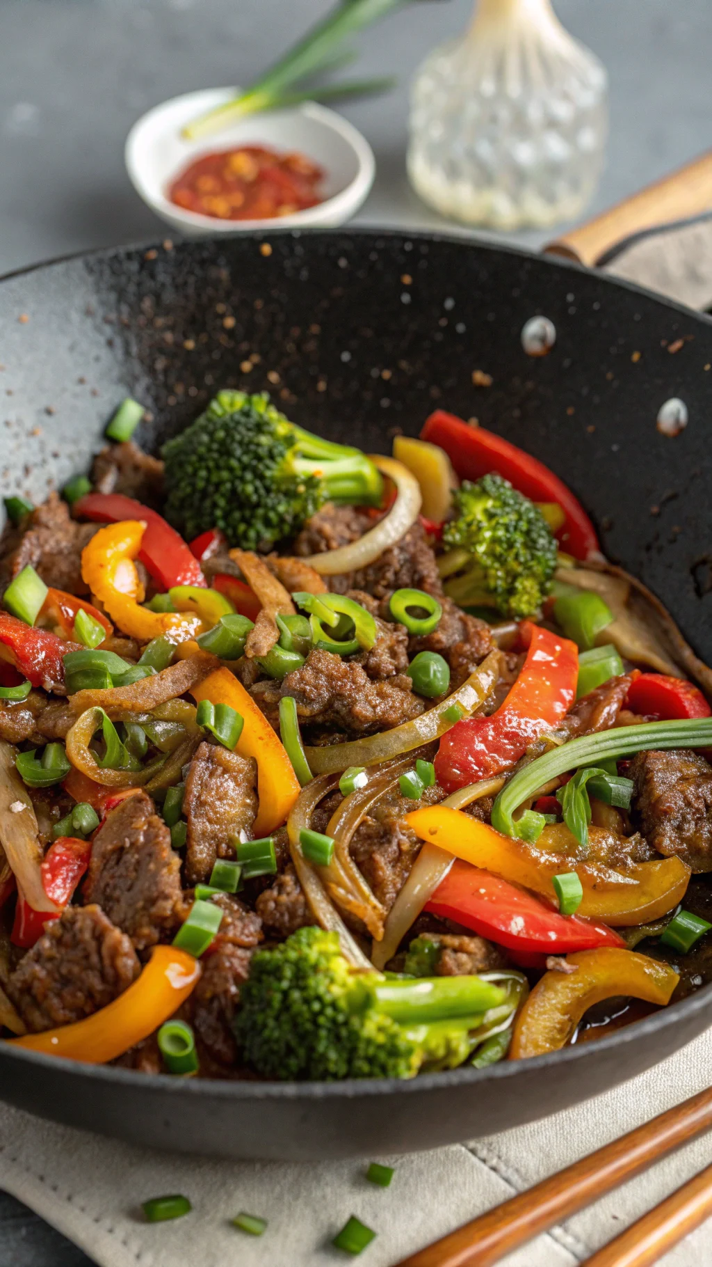 Savory Asian Ground Beef Stir-Fry Recipe