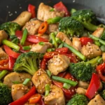 Garlic Ginger Chicken and Broccoli Stir-Fry