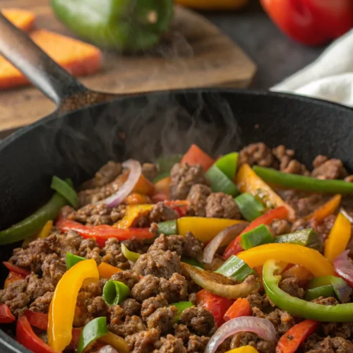 Ground Beef Skillet with Vegetables