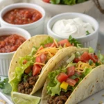 Savory Ground Beef Tacos with Fresh Toppings