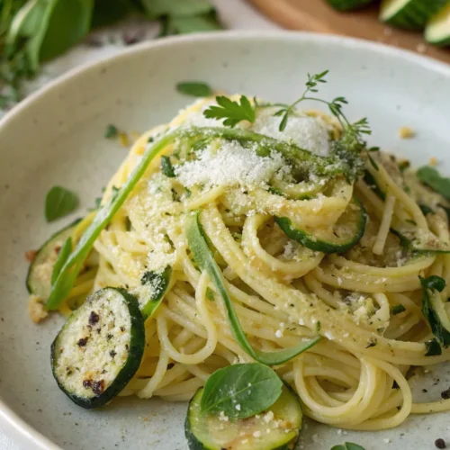 Zucchini and Herb Pasta Dinner Recipe