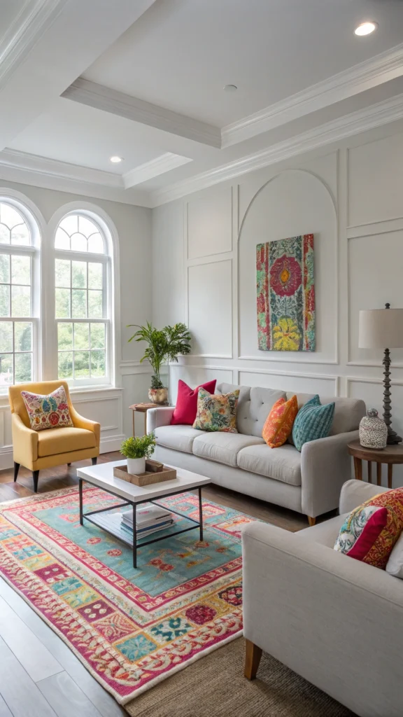 Which color shade is best for a living room?