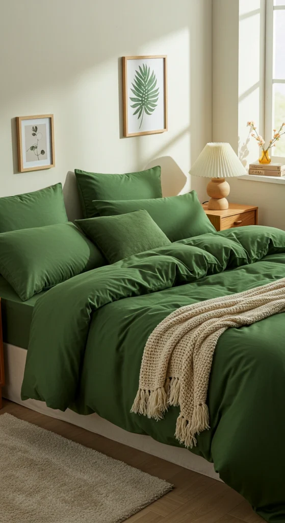 Green Bedroom Accessories