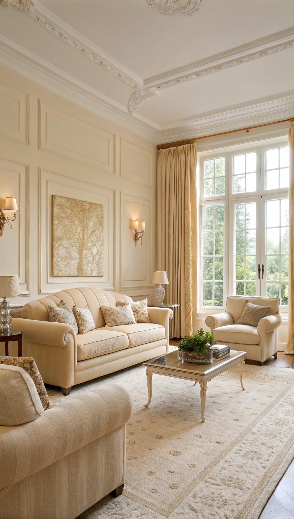 Cream Color Living Room