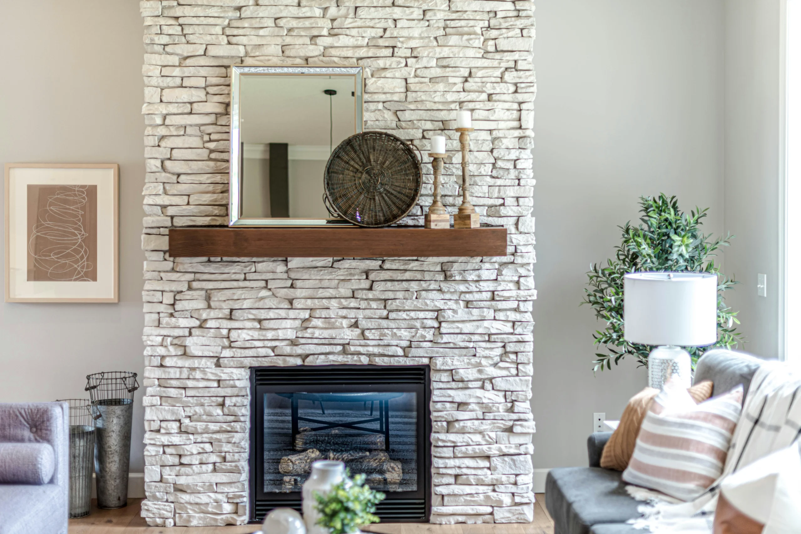 20 Cozy Fireplace Living Room Ideas for A Warm Home