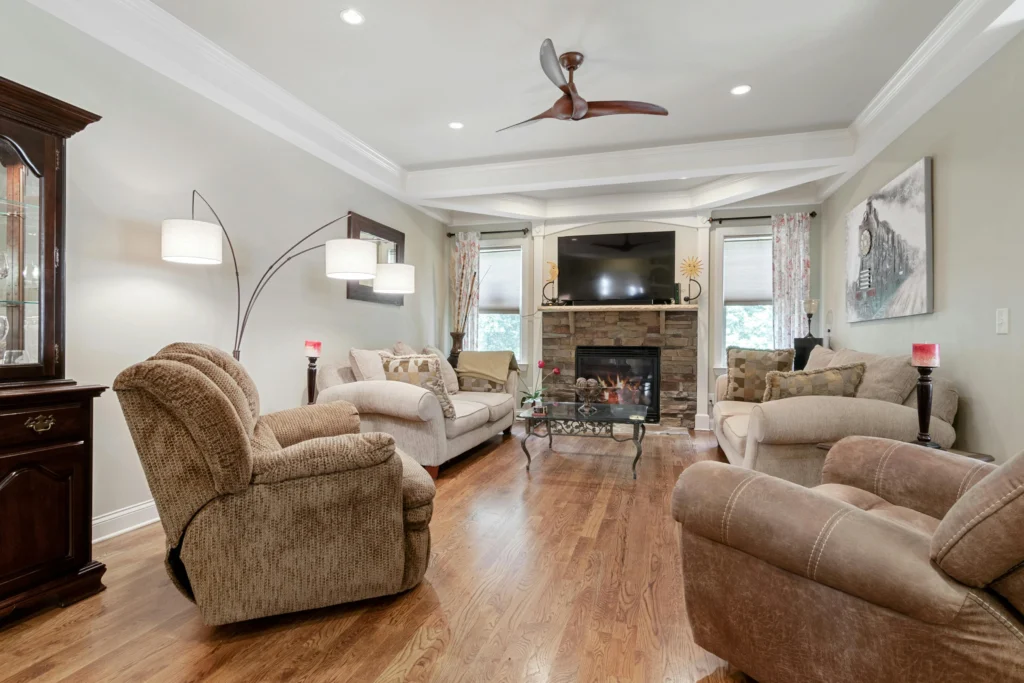 Cozy Fireplace Living Room
