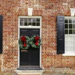 13 Charming & Cozy Christmas Door Decor Inspirations