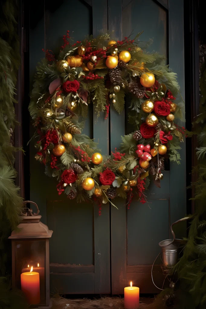 Warm Welcome Cozy Christmas Door Styling Ideas