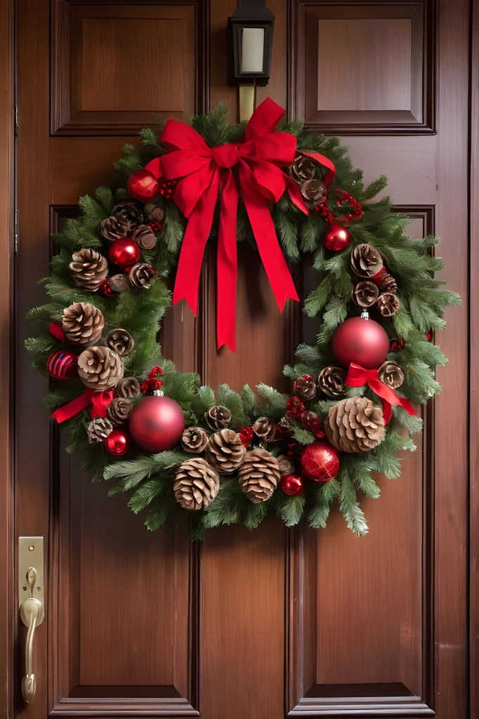 Warm & Festive 15 Cozy Christmas Door Decorations