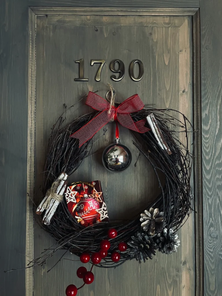 Warm Welcome Cozy Christmas Door Styling Ideas