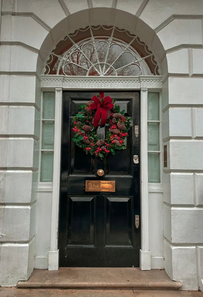 Warm Welcome Cozy Christmas Door Styling Ideas