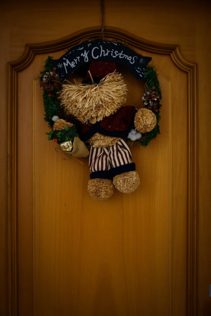 Warm Welcome Cozy Christmas Door Styling Ideas