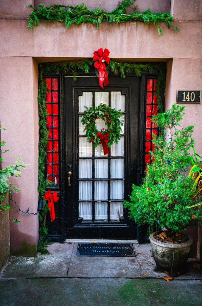 Cozy Christmas Porch & Door Decor to Warm Your Home