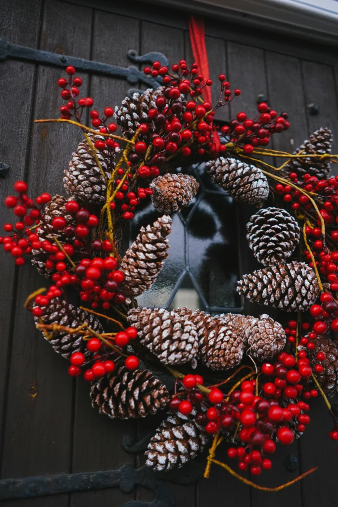 Warm Welcome Cozy Christmas Door Styling Ideas