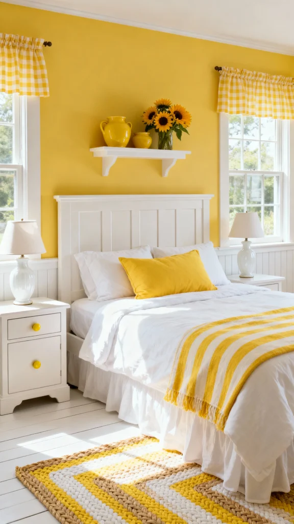 12 Yellow Bedrooms Bright, Happy, and Energy-Boosting Designs