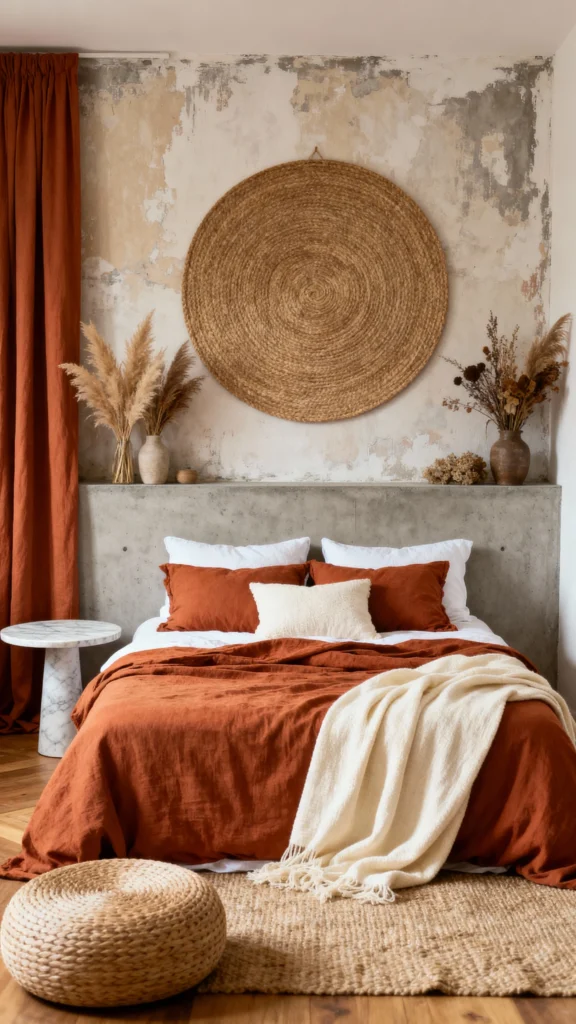 Boho Bedroom with Japandi Style