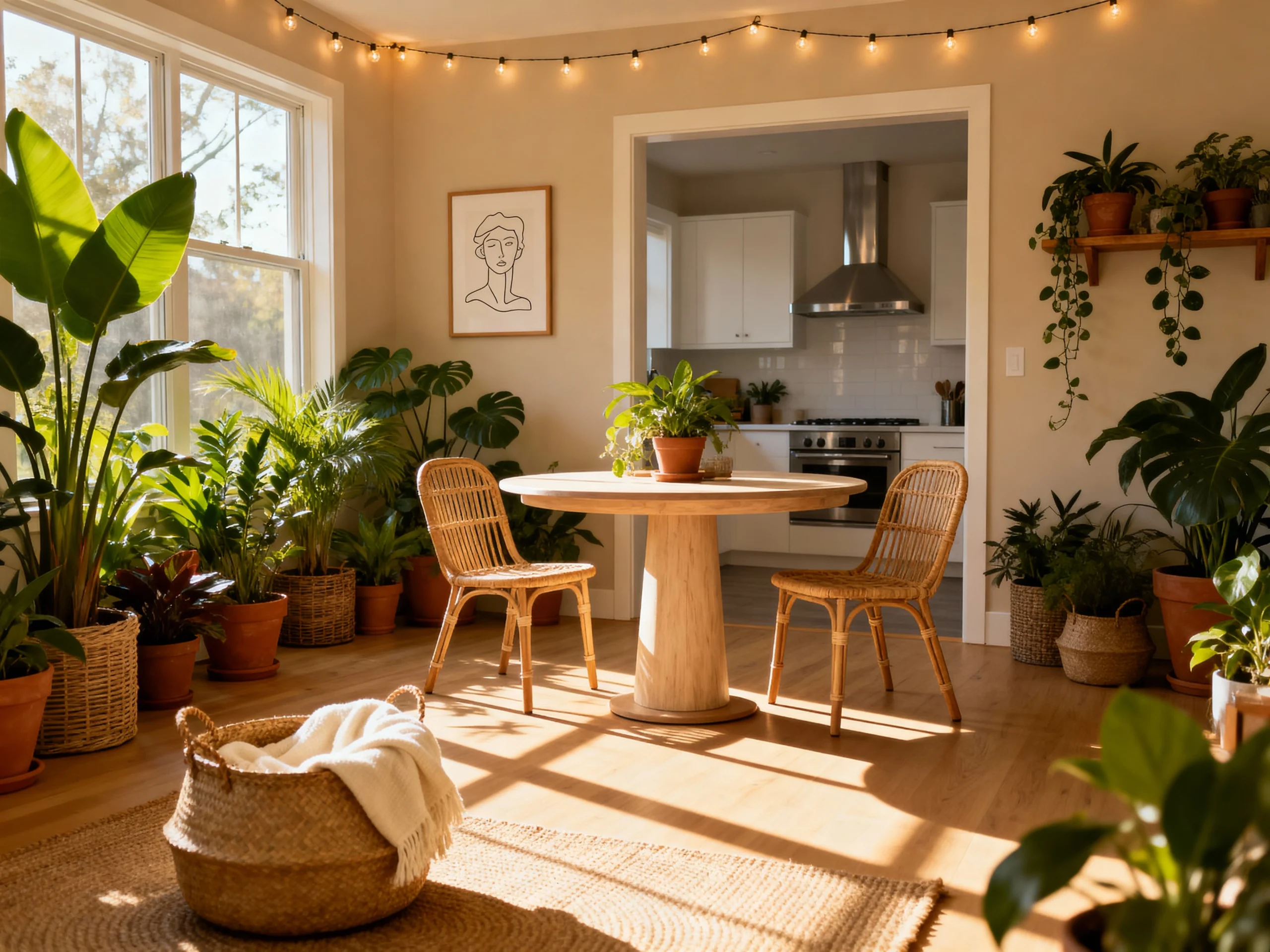 12 Ways to Style Wood and Plants in Your Living Room
