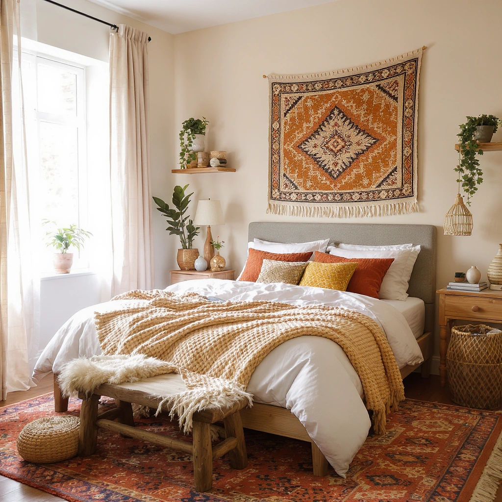 Cozy Boho Bedroom Ideas for Small Spaces