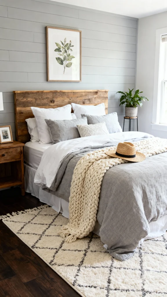 Boho Bedroom with Japandi Style