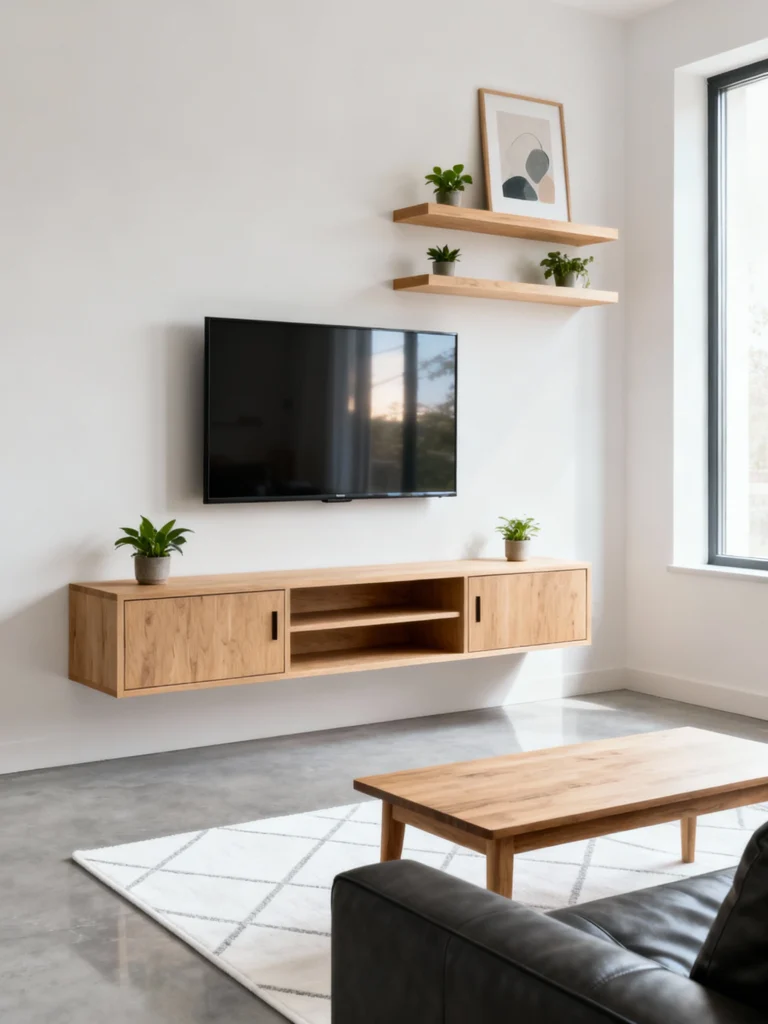  Floating TV Living Room Ideas