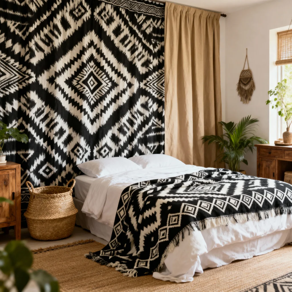 12 Boho Bedroom Curtain Ideas to Add Soft, Dreamy Vibes